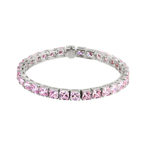 Браслет из серебра с кубическим цирконием