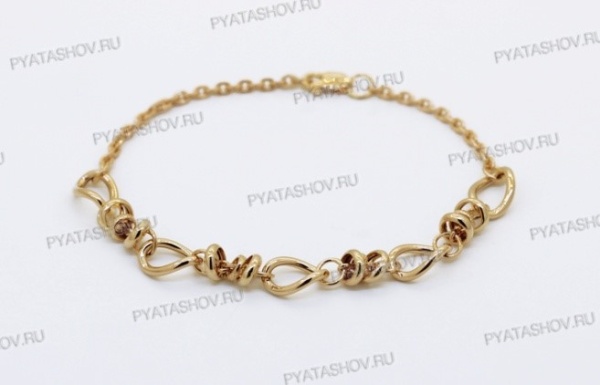 Браслет из красного золота