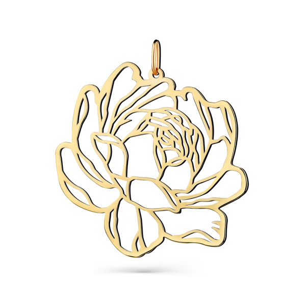 Подвеска из красного золота