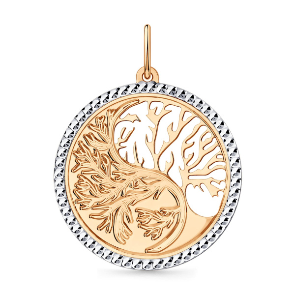 Подвеска из красного золота