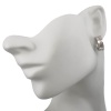 Серьги конго из серебра
