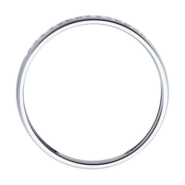 Кольцо из белого золота с бриллиантами