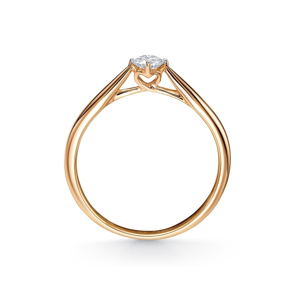 Кольцо из золота с бриллиантом