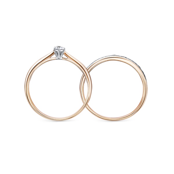 Кольцо из золота с бриллиантами