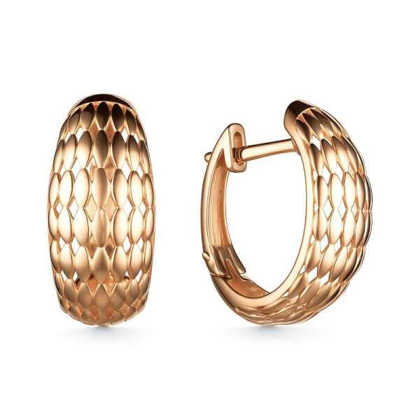 Серьги из желтого золота