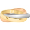 Обручальное кольцо из комбинированного золота