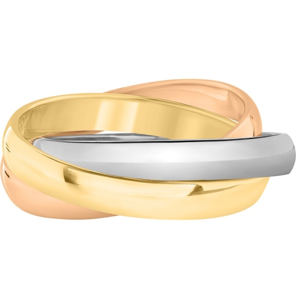 Обручальное кольцо из комбинированного золота