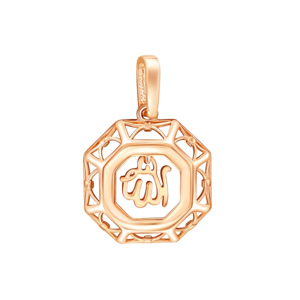 Подвеска из красного золота