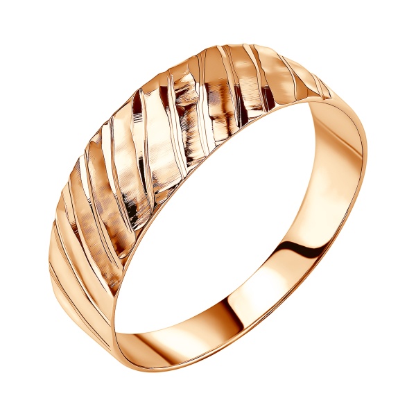 Кольцо из красного золота