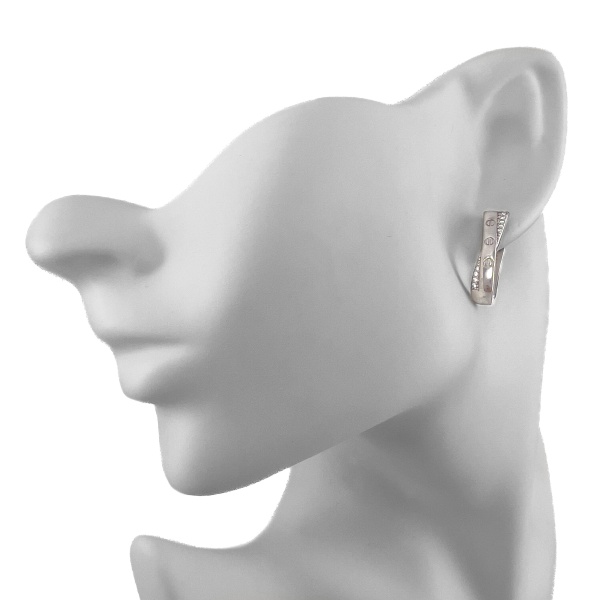 Серьги из серебра с цирконом