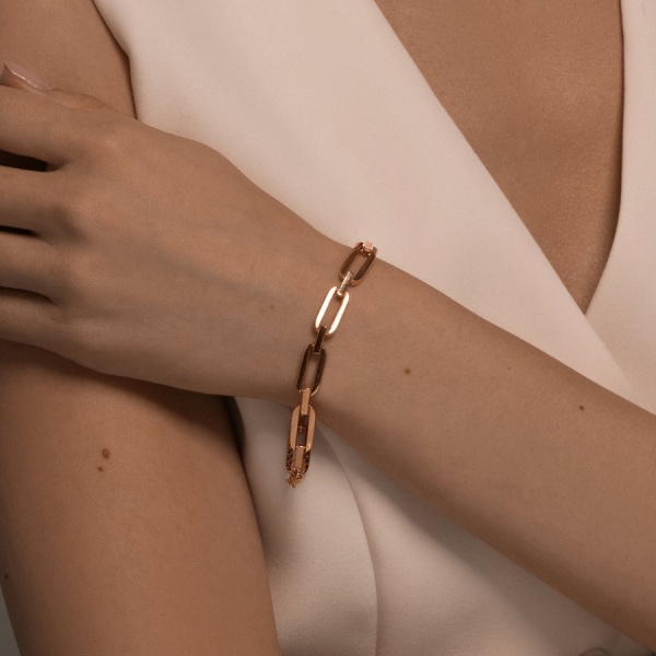 Браслет из красного золота