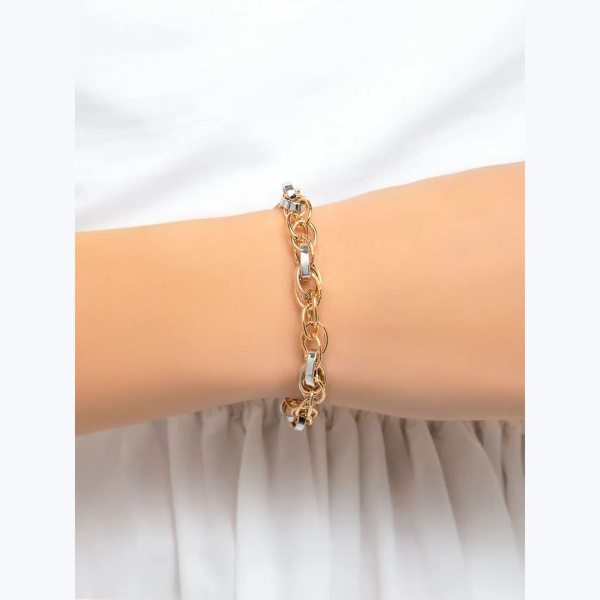 Браслет из комбинированного золота