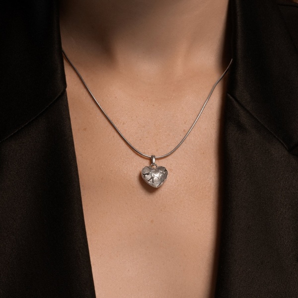 Подвеска из серебра «Сердце»