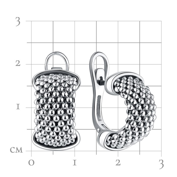 Серьги из серебра