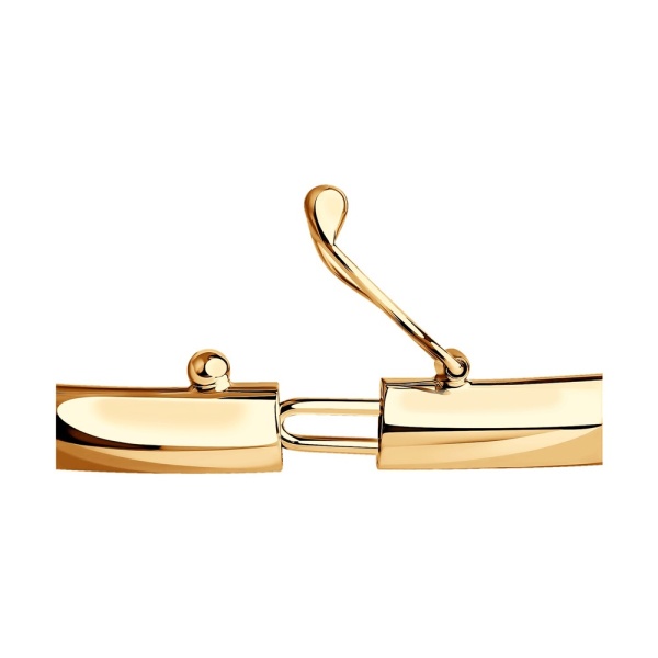 Браслет из позолоченного серебра с фианитами