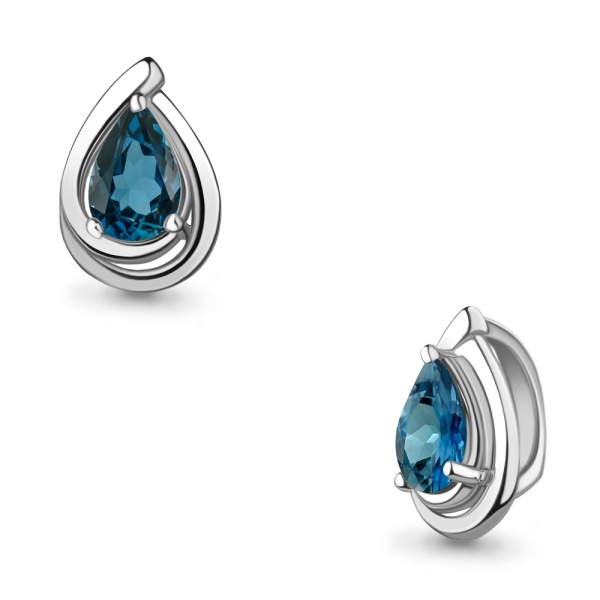 Подвеска из серебра с топазом Лондон