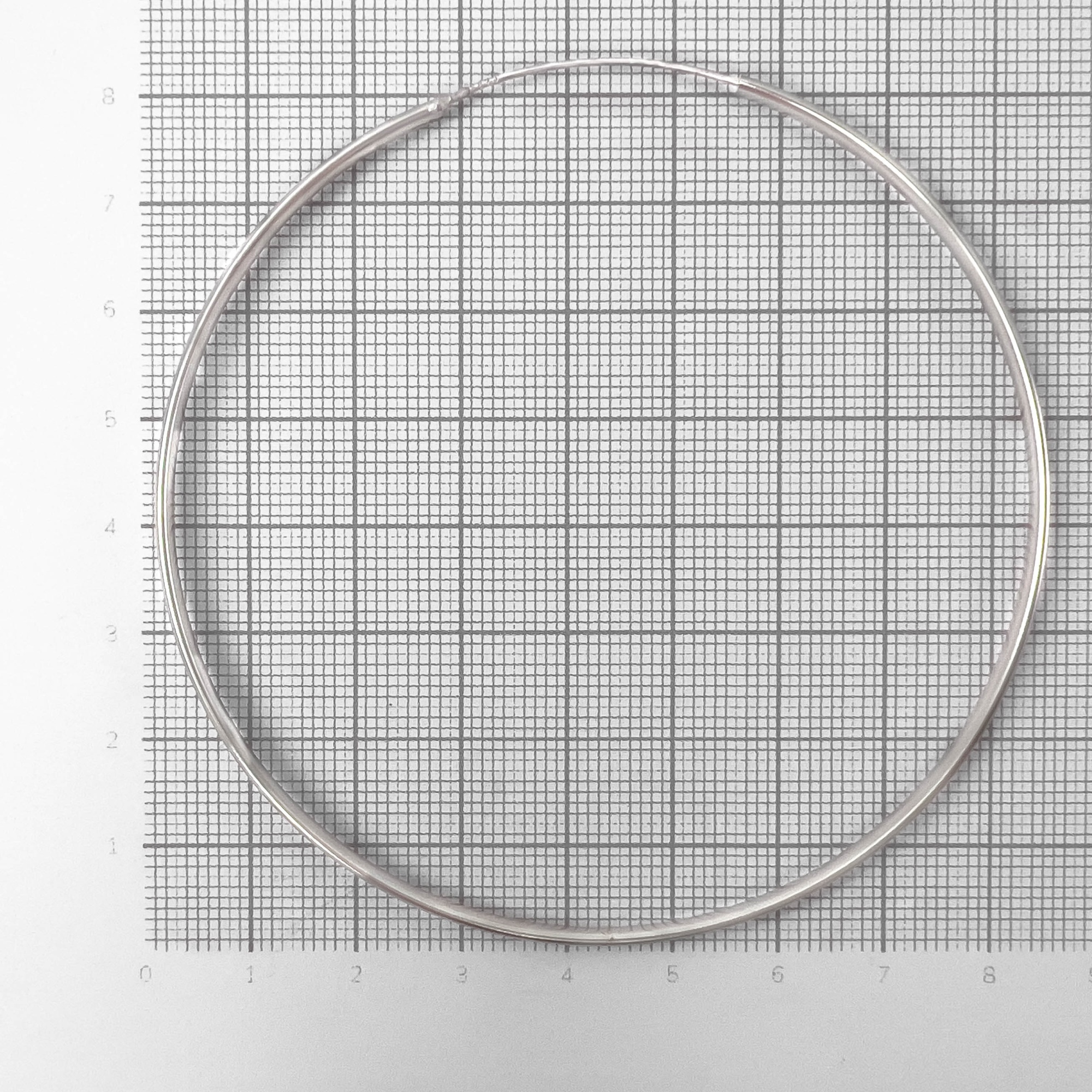 Серьги конго из серебра