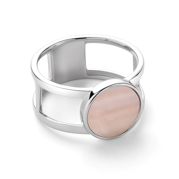 Кольцо из серебра с перламутром