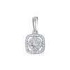 Подвеска из белого золота с бриллиантами