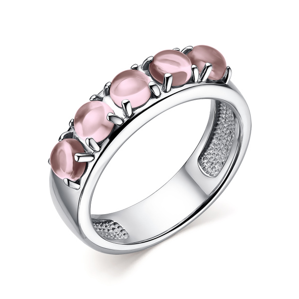 Кольцо из серебра с кварцем