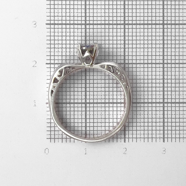 Кольцо из серебра с мистик топазом