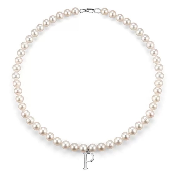 Бусы из серебра с жемчугом