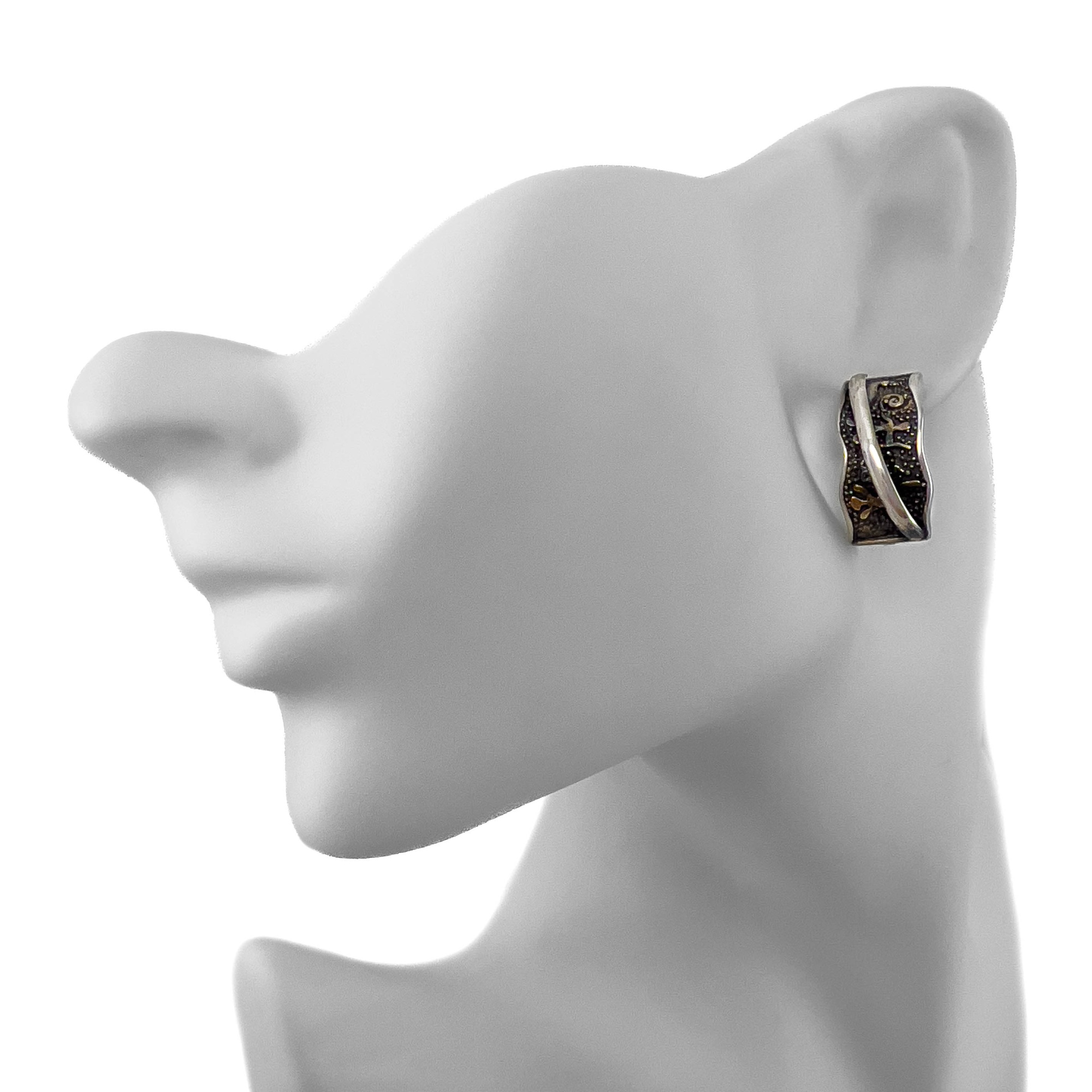 Серьги из серебра