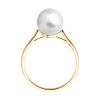 Кольцо из красного золота с жемчугом