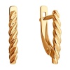 Серьги из красного золота