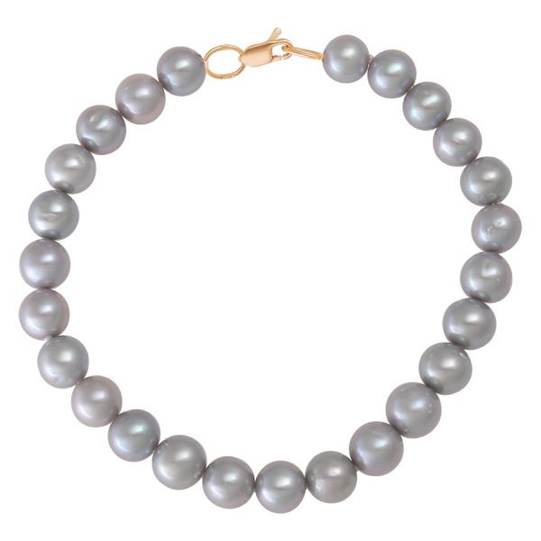 Браслет из красного золота с жемчугом