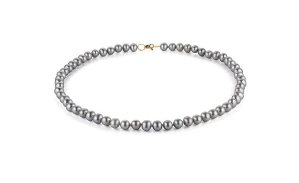 Колье из красного золота с жемчугом