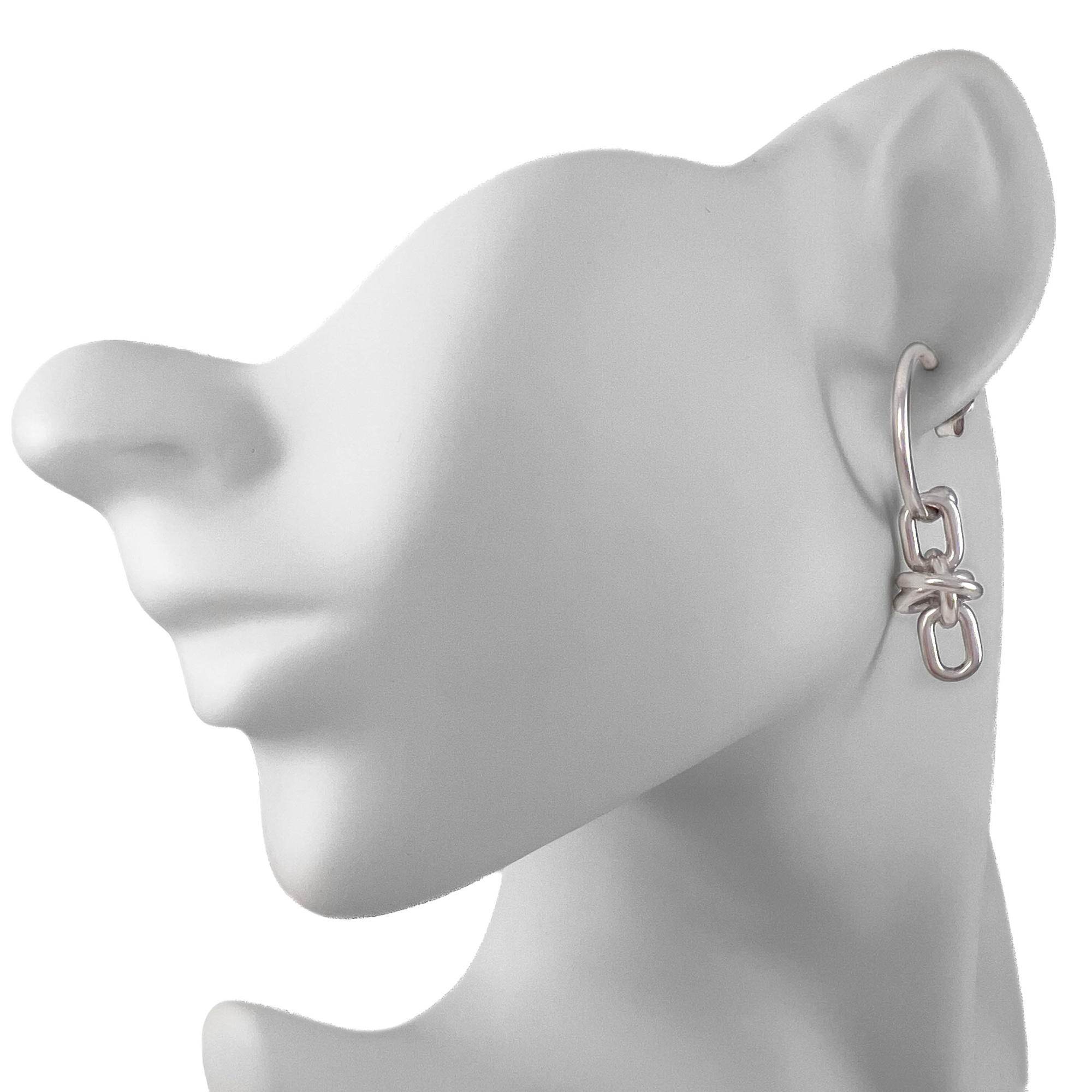 Серьги пусеты из серебра