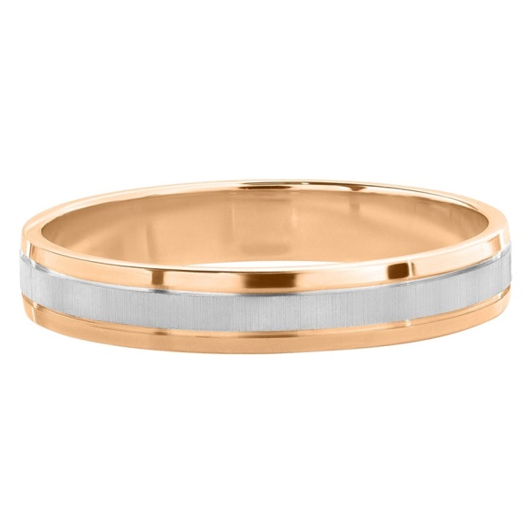 Обручальное кольцо из комбинированного золота