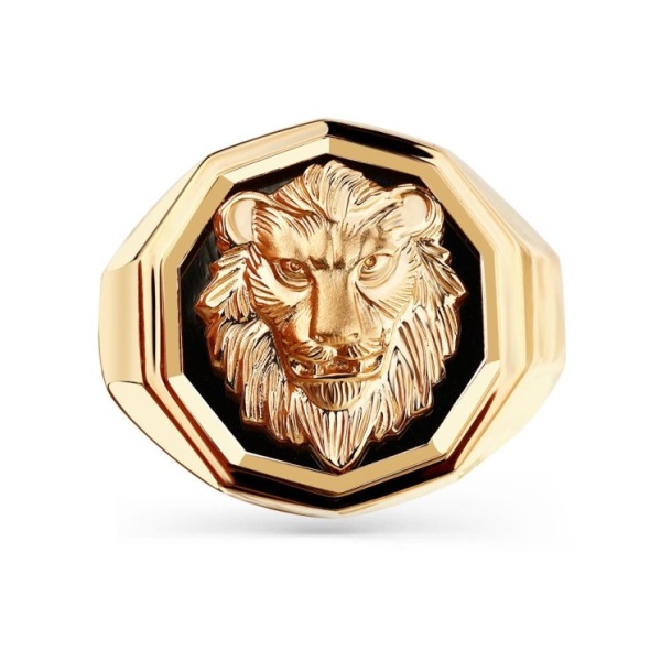 Печатка из красного золота 585 пробы