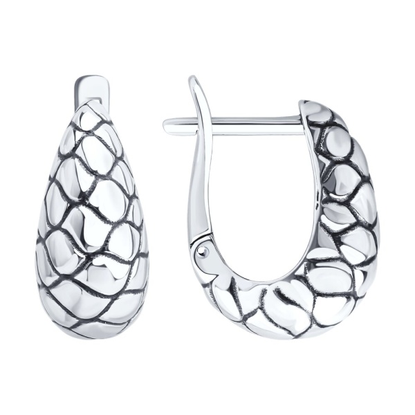 Серьги из серебра