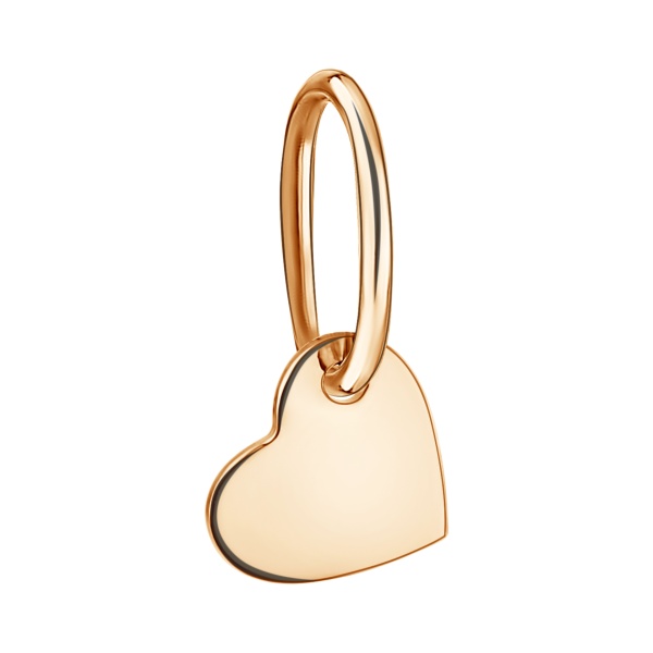 Подвеска из красного золота