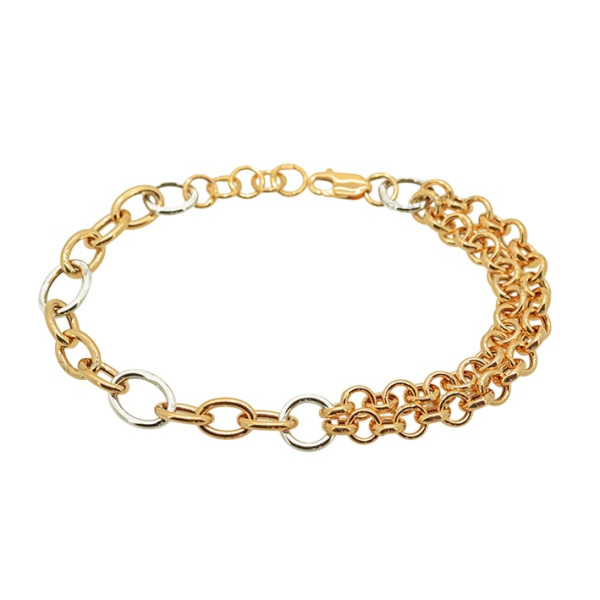 Браслет из комбинированного золота