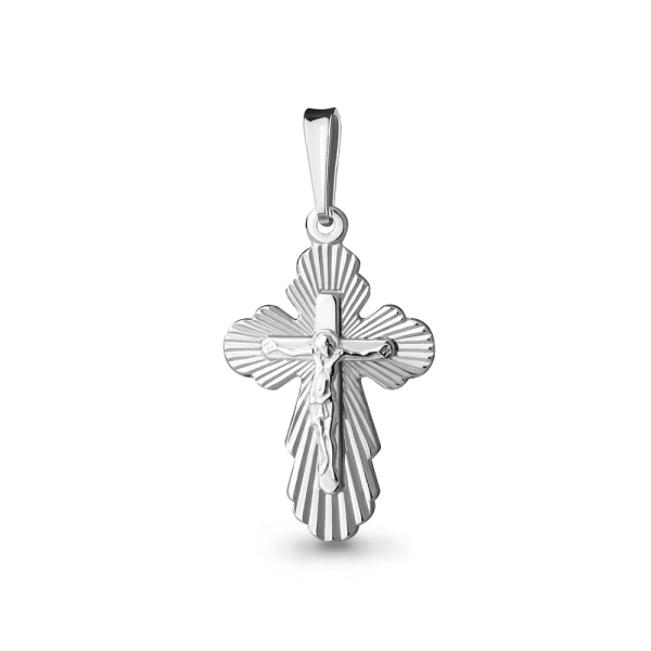 Крестик православный из серебра