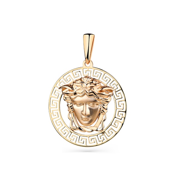 Подвеска из красного золота 585 пробы