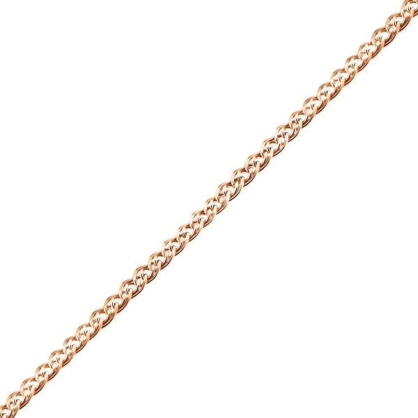 Цепь из красного золота 585, плетение «Нонна»