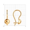 Серьги из красного золота 585 пробы