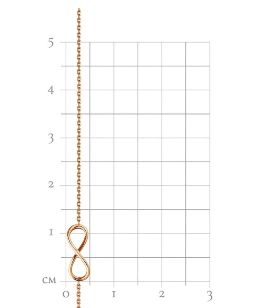 Браслет из красного золота