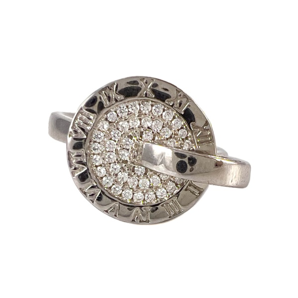 Кольцо из серебра с фианитами