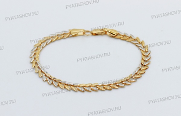 Браслет из комбинированного золота