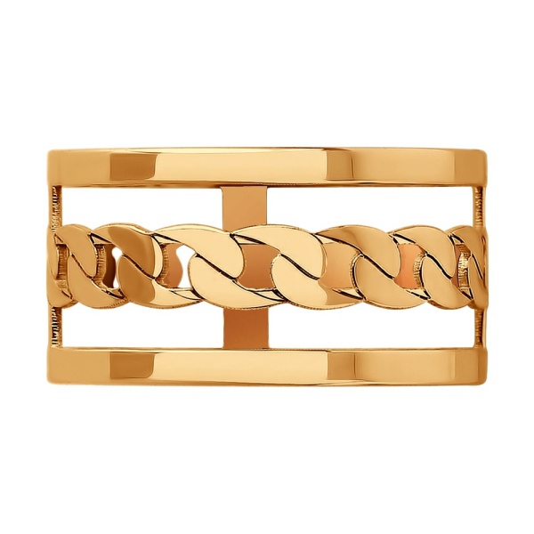 Кольцо из красного золота