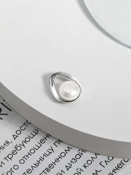 Подвеска из серебра с жемчугом