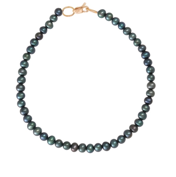 Браслет из красного золота с жемчугом