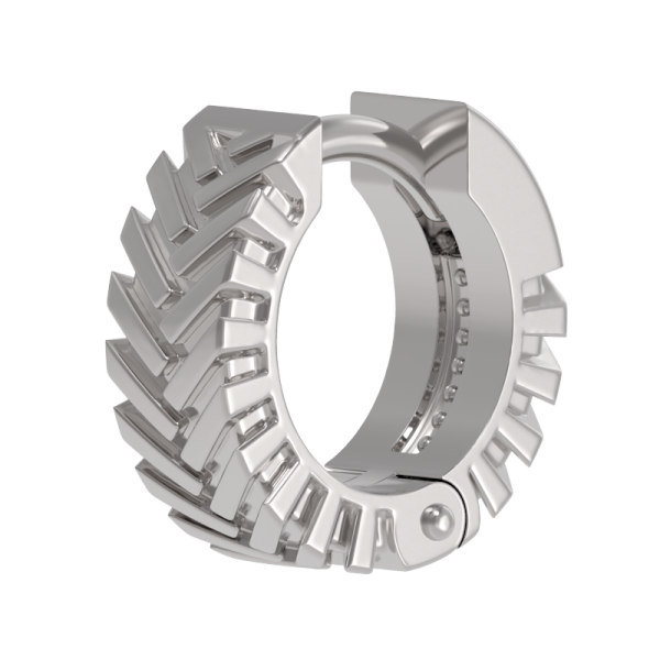 Моносерьга из серебра