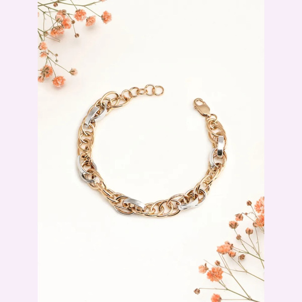 Браслет из комбинированного золота