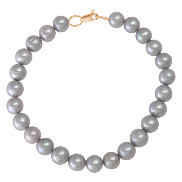 Браслет из красного золота с жемчугом